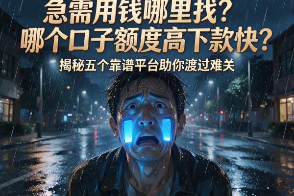 急需用钱哪里找？哪个口子额度高下款快？揭秘五个靠谱平台助你渡过难关