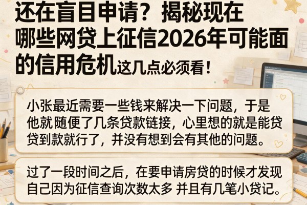 还在盲目申请?揭秘现在哪些网贷上征信2026年可能面临的信用危机,这几点必须看!