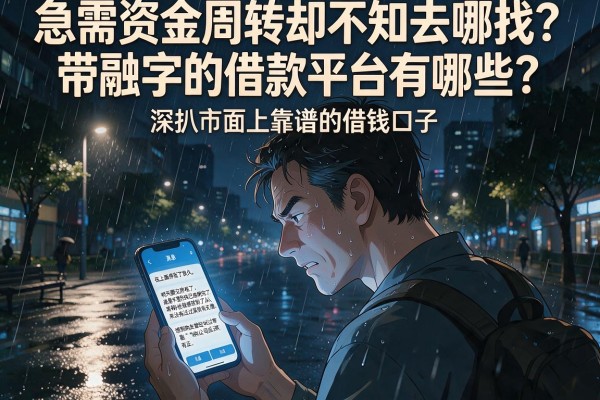 急需资金周转却不知去哪找？带融字的借款平台有哪些？深扒市面上靠谱的借钱口子
