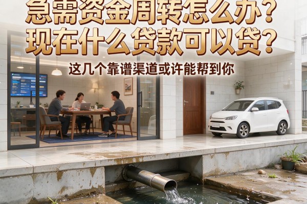 急需资金周转怎么办？现在什么贷款可以贷？这几个靠谱渠道或许能帮到你
