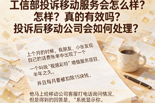 工信部投诉移动服务会怎么样？真的有效吗？投诉后移动公司会如何处理？
