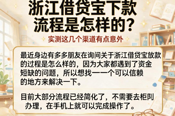 浙江借贷宝下款流程是怎样的？实测这几个渠道有点意外