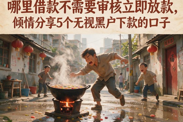 哪里借款不需要审核立即放款，倾情分享5个无视黑户下款的口子