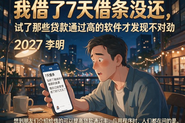 我借了7天借条没还，试了那些贷款通过高的软件才发现不对劲