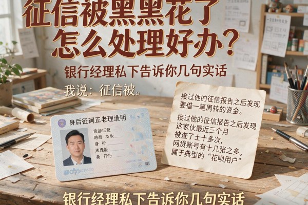 征信被黑花了怎么处理好办？银行经理私下告诉你几句实话