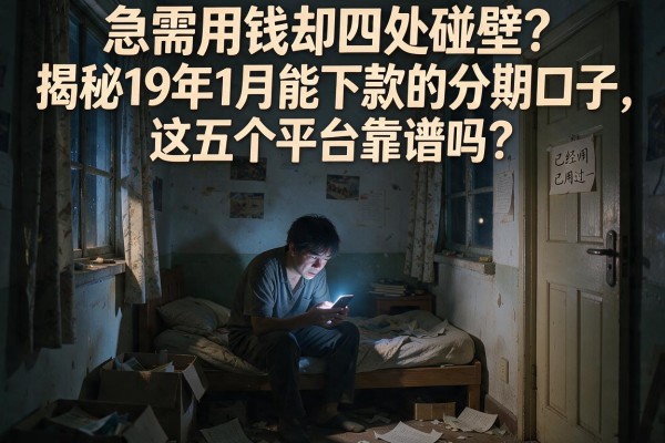 急需用钱却四处碰壁？揭秘19年1月能下款的分期口子，这五个平台靠谱吗？