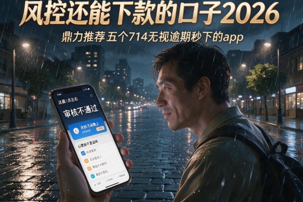 风控还能下款的口子2026，鼎力推荐五个714无视逾期秒下的app