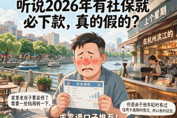 听说2026年有社保就必下款，真的假的？求靠谱口子推荐！