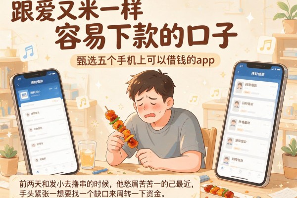 跟爱又米一样容易下款的口子，甄选五个手机上可以借钱的app