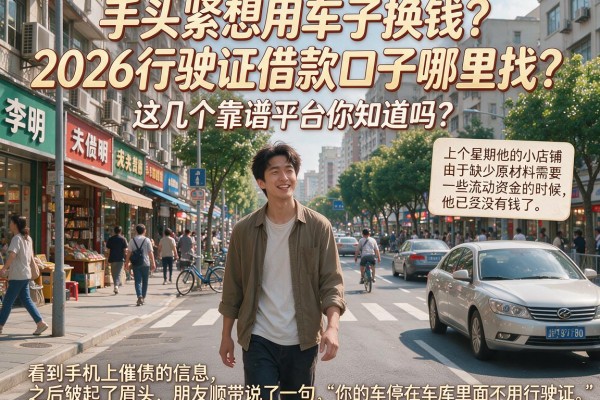 手头紧想用车子换钱？2026行驶证借款口子哪里找？这几个靠谱平台你知道吗？