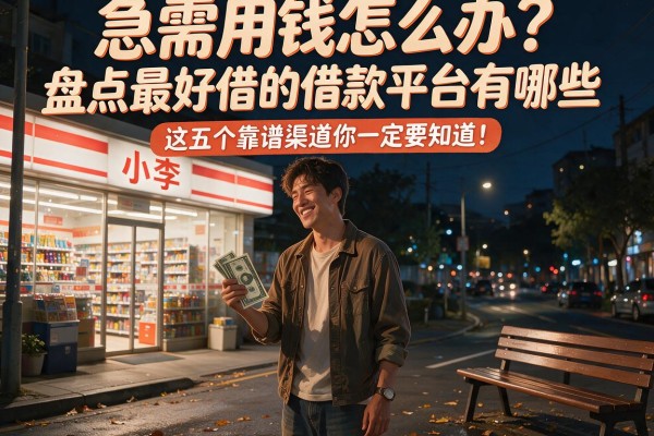 急需用钱怎么办？盘点最好借的借款平台有哪些，这五个靠谱渠道你一定要知道！