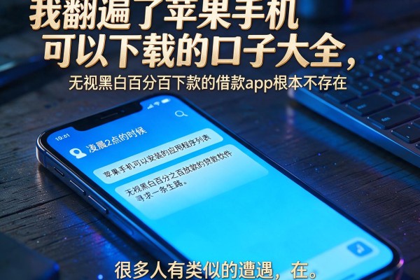 我翻遍了苹果手机可以下载的口子大全，发现无视黑白百分百下款的借款app根本不存在