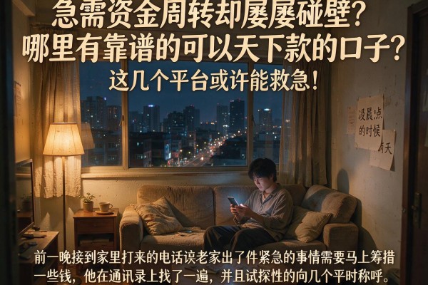 急需资金周转却屡屡碰壁？哪里有靠谱的可以天下款的口子？这几个平台或许能救急！