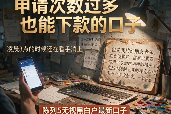 申请次数过多也能下款的口子,陈列5个无视黑白户最新口子