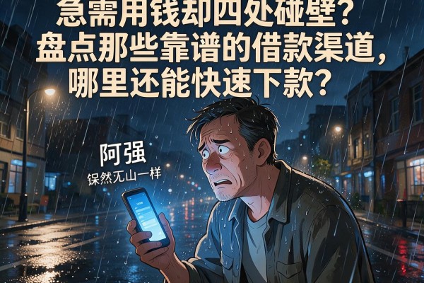 急需用钱却四处碰壁？盘点那些靠谱的借款渠道，哪里还能快速下款？