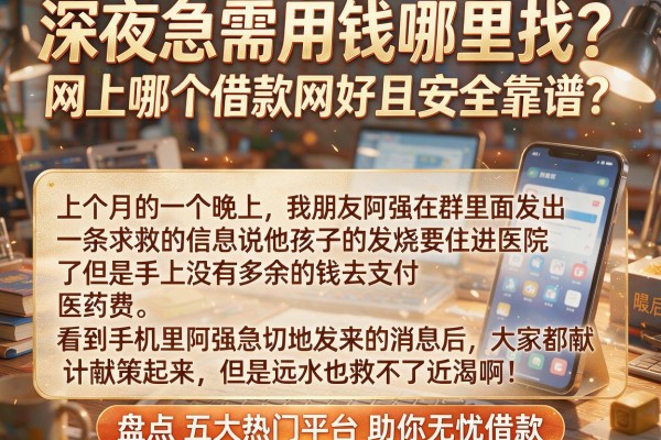 深夜急需用钱哪里找？网上哪个借款网好且安全靠谱？盘点五大热门平台助你无忧借款