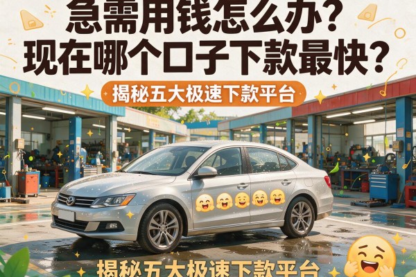 急需用钱怎么办？现在哪个口子下款最快？揭秘五大极速下款平台