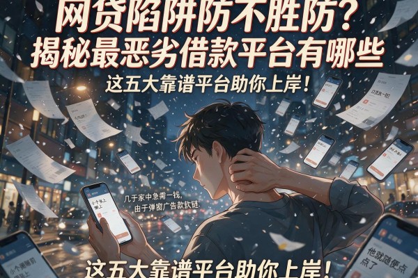 网贷陷阱防不胜防？揭秘最恶劣借款平台有哪些，这五大靠谱平台助你上岸！