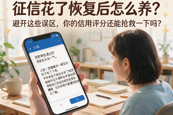 征信花了恢复后怎么养？避开这些误区，你的信用评分还能抢救一下吗？