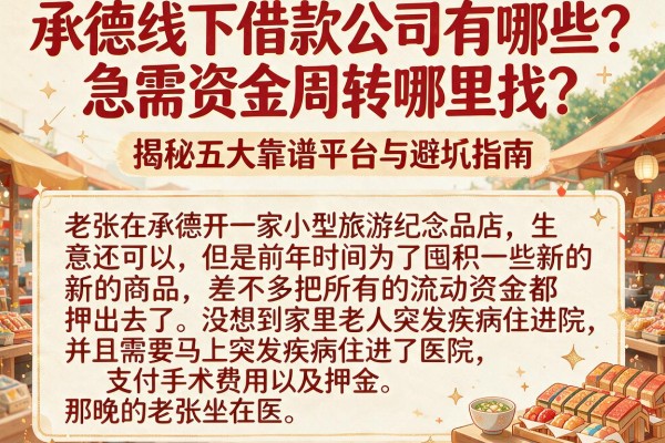 承德线下借款公司有哪些？急需资金周转哪里找？揭秘五大靠谱平台与避坑指南