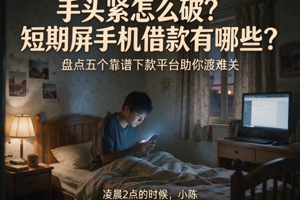 手头紧怎么破？短期屏手机借款有哪些？盘点五个靠谱下款平台助你渡难关