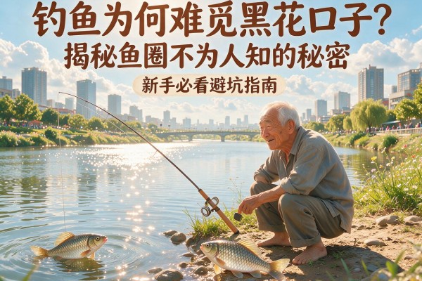 钓鱼为何难觅黑花口子？揭秘钓鱼圈不为人知的秘密，新手必看避坑指南