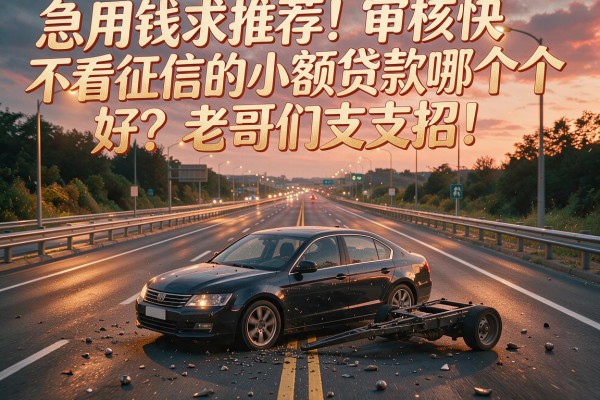 急用钱求推荐！审核快不看征信的小额贷款哪个好？老哥们支支招！