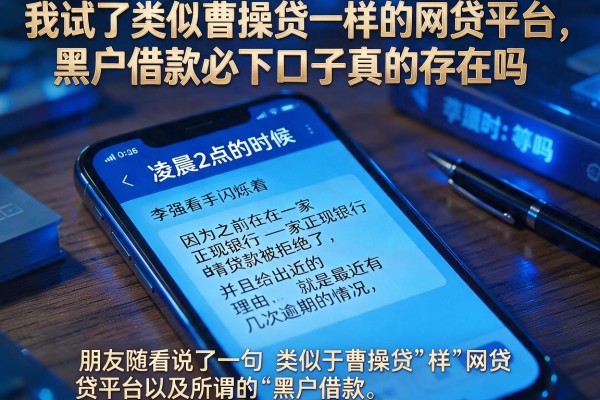 我试了类似曹操贷一样的网贷平台，黑户借款必下口子真的存在吗