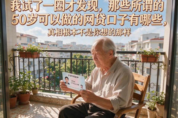 我试了一圈才发现，那些所谓的50岁可以做的网贷口子有哪些，真相根本不是你想的那样