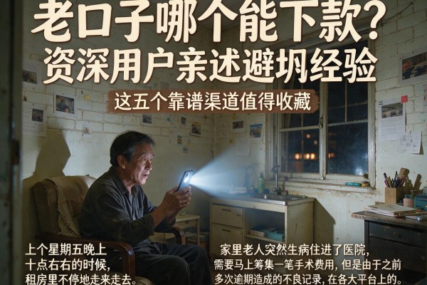 老口子哪个能下款？资深用户亲述避坑经验，这五个靠谱渠道值得收藏