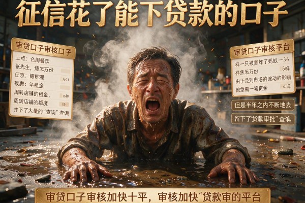 征信花了能下贷款的口子，罗列5个审贷口子审核加快的平台