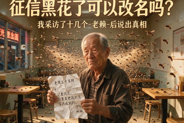 征信黑花了可以改名吗？我采访了十几个-老赖-后说出真相