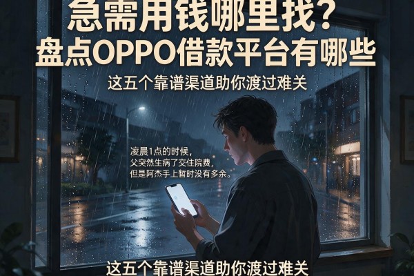 急需用钱哪里找？盘点OPPO借款平台有哪些，这五个靠谱渠道助你渡过难关