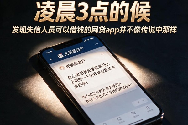 我试了那些号称秒下款1000小贷，发现失信人员可以借钱的网贷app并不像传说中那样