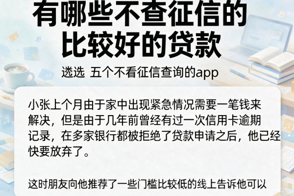 有哪些不查征信的比较好的贷款，遴选五个不看征信查询的app