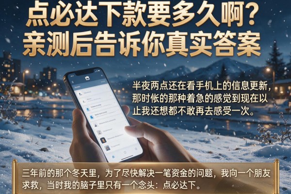 点必达下款要多久啊?亲测后告诉你真实答案
