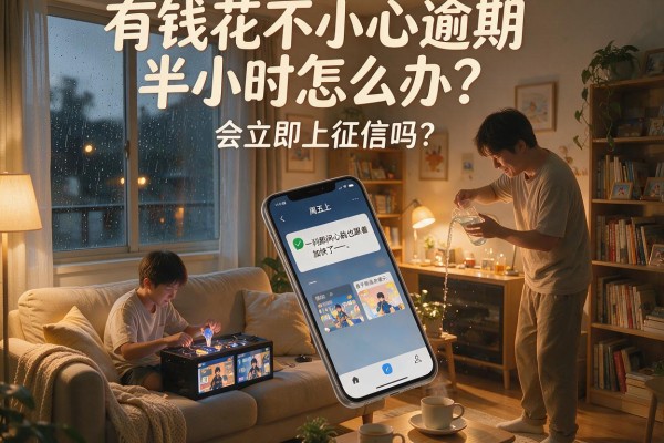 有钱花不小心逾期半小时怎么办？会立即上征信吗？深度解析与应对策略