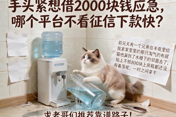 手头紧想借2000块钱应急，哪个平台不看征信下款快？求老哥们推荐靠谱路子！
