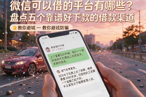 微信可以借的平台有哪些?盘点五个靠谱好下款的借款渠道,教你避坑防骗