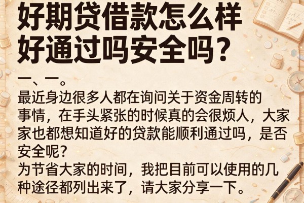 好期贷借款怎么样好通过吗安全吗？实测这几个渠道