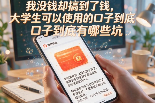 我没钱却搞到了钱，大学生可以使用的口子到底有哪些坑