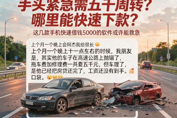 手头紧急需五千周转?哪里能快速下款?这几款手机快速借钱5000的软件或许能救急
