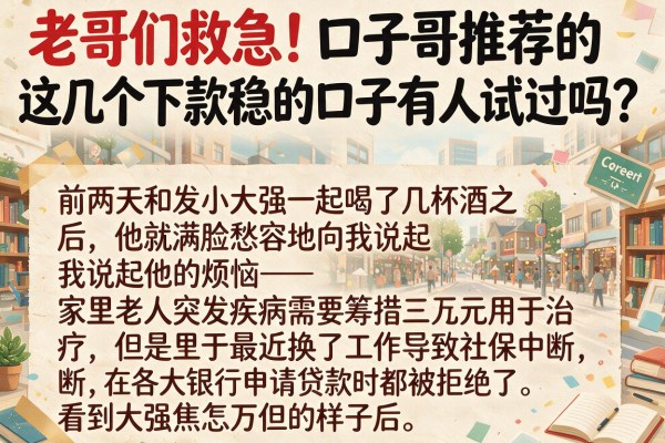 老哥们救急！口子哥推荐的这几个下款稳的口子有人试过吗？