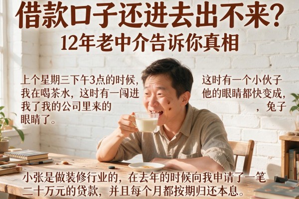 借款口子还进去出不来？12年老中介告诉你真相