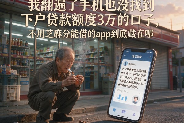 我翻遍了手机也没找到下户贷款额度3万的口子，不用芝麻分能借的app到底藏在哪