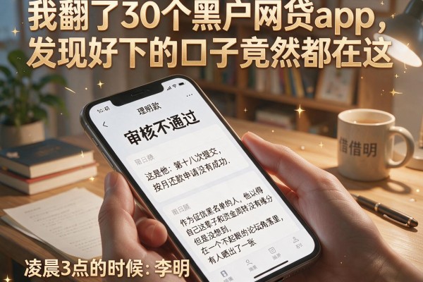 我翻了30个黑户网贷app，发现好下的口子竟然都在这