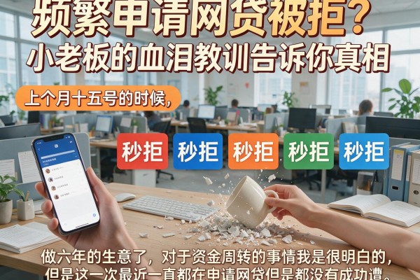 频繁申请网贷被拒？小老板的血泪教训告诉你真相