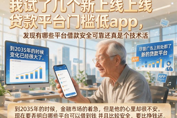 我试了几个新上线贷款平台门槛低app，发现有哪些平台借款安全可靠还真是个技术活