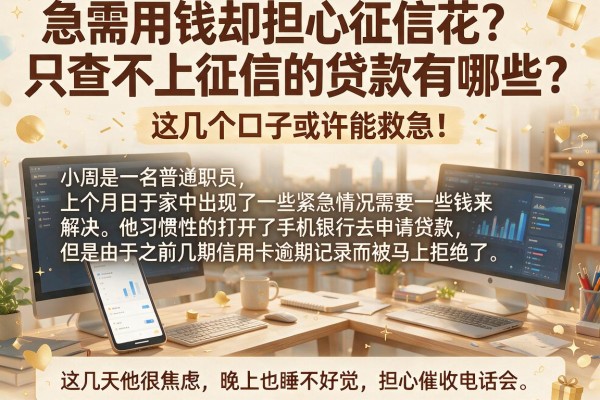 急需用钱却担心征信花？只查不上征信的贷款有哪些？这几个口子或许能救急！