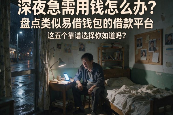 深夜急需用钱怎么办？盘点类似易借钱包的借款平台，这五个靠谱选择你知道吗？